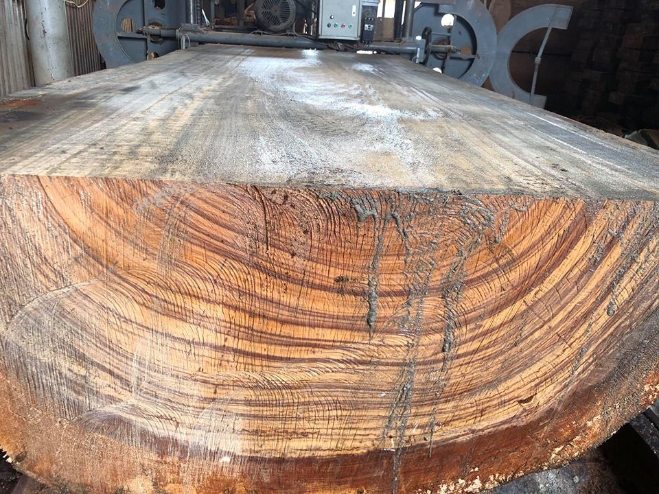 Bộ bàn gỗ nguyên khối được chế tạo từ một khối gỗ duy nhất 